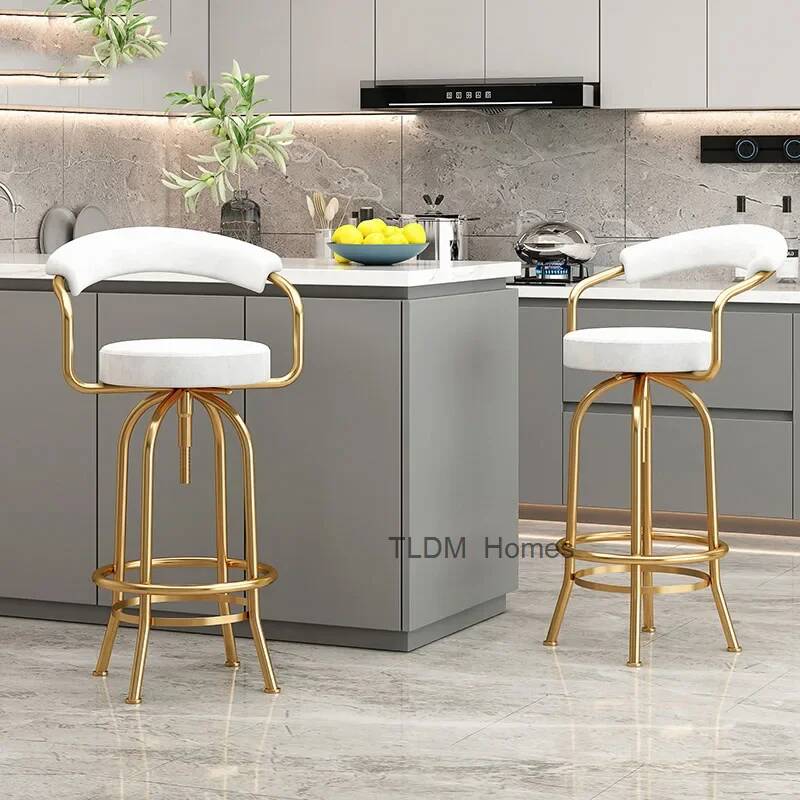 Commercial Kitchen Counter - Orta Yüzyıl Bahçe Mutfak Taburesi Ayarlanabilir