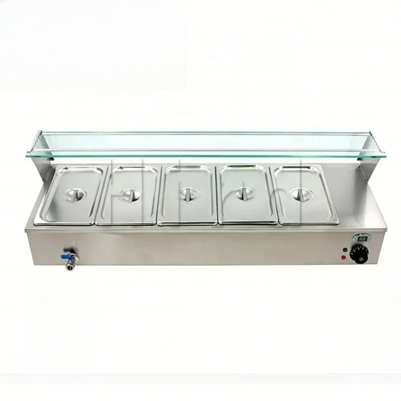 Bain Marie Food Warmer - Ticari Gazlı Bain Marie Yemek Isıtıcısı,