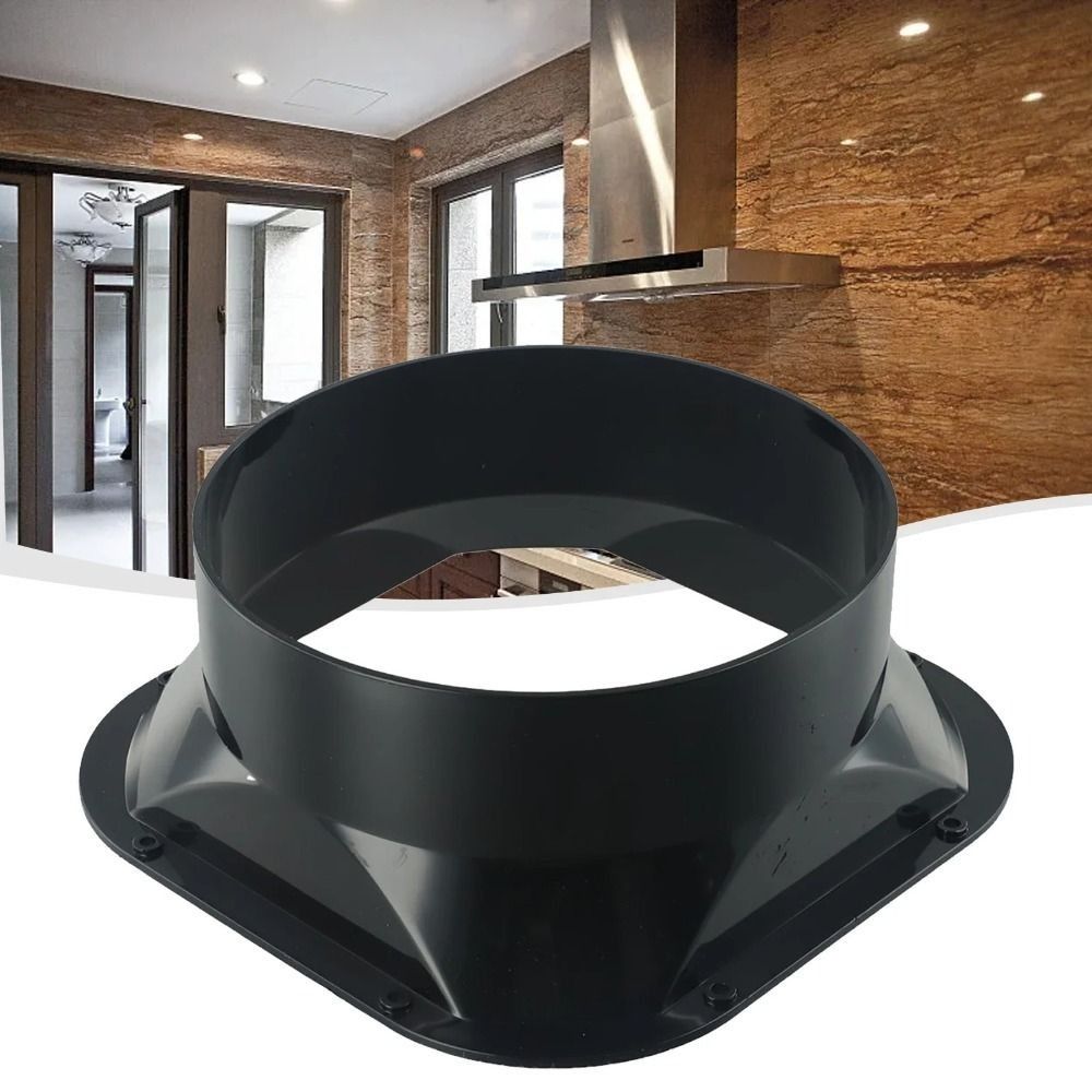 Commercial Kitchen Ventilation - Fan Bağlantısı ABS Duvar Flanş Konektörü