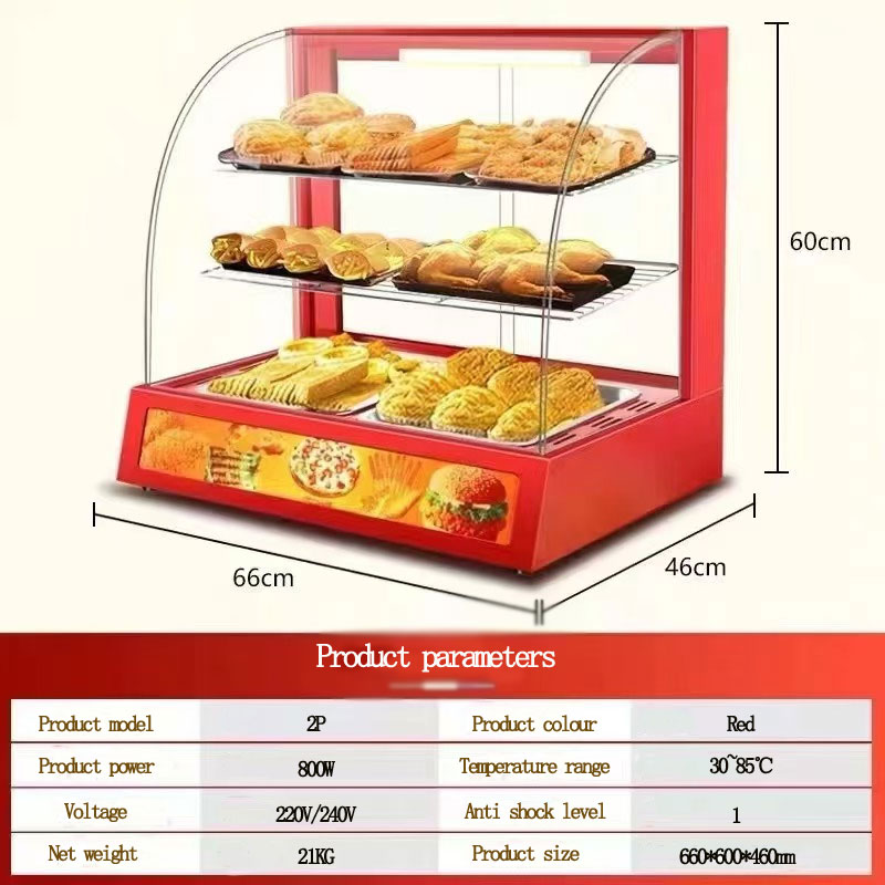 Bain Marie Food Warmer - Isıtmalı Teşhir Dolabı Yüksek Kaliteli Yiyecek