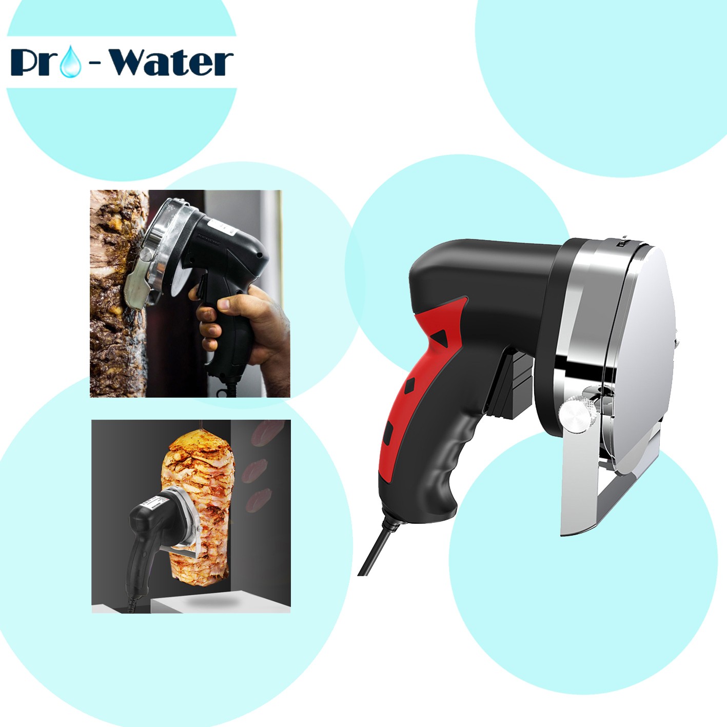 Commercial Kitchen Utensils - Kızartma et dilimleyici ticari elektrikli kebap