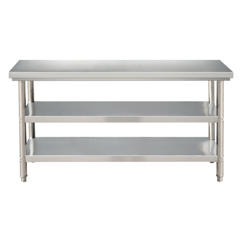 Commercial Kitchen Bench - Paslanmaz Çelik Çift Katmanlı Çalışma Masası,