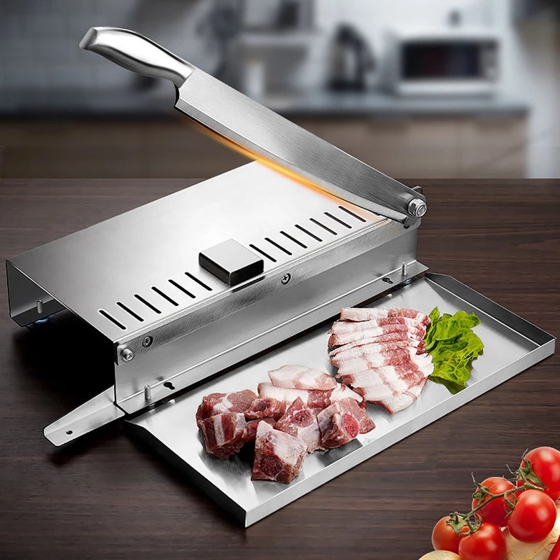 Commercial Bread Slicer - Ticari ev manuel kuzu dilimleme kemik