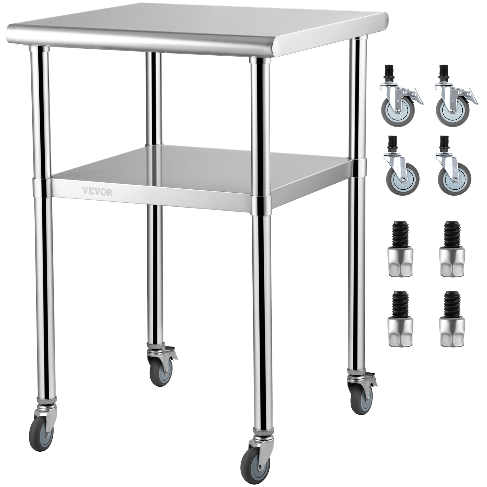 Commercial Kitchen Bench - 24 x 24 Paslanmaz Çelik Mutfak