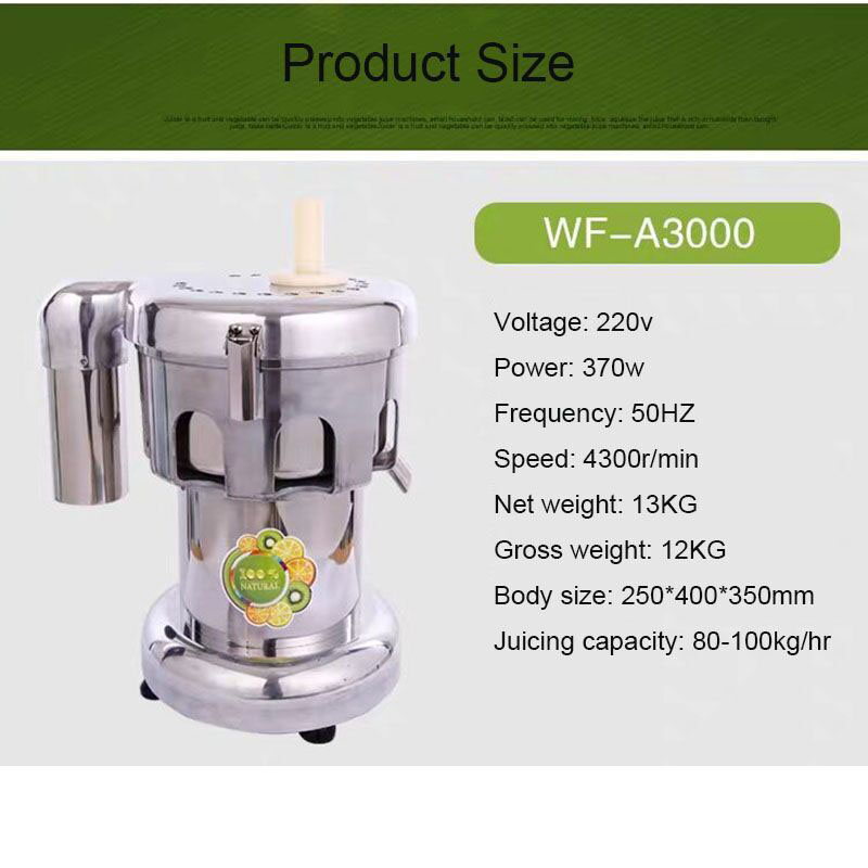 A3000 Ağır Hizmet Tipi 370W Me - Juice Extractor Commercial incelemesi ve fiyatı