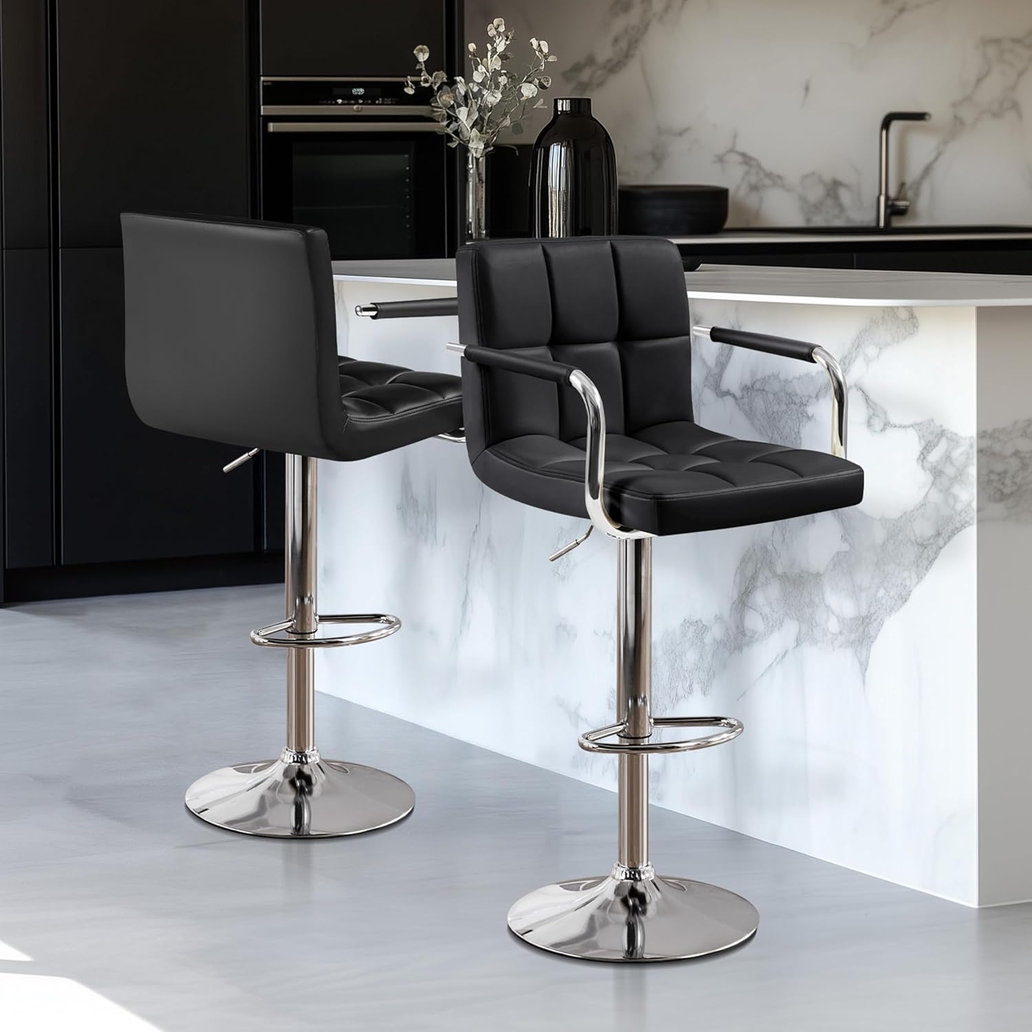 2'li Bar Tabureleri Seti, PU D - Commercial Kitchen Counter incelemesi ve fiyatı