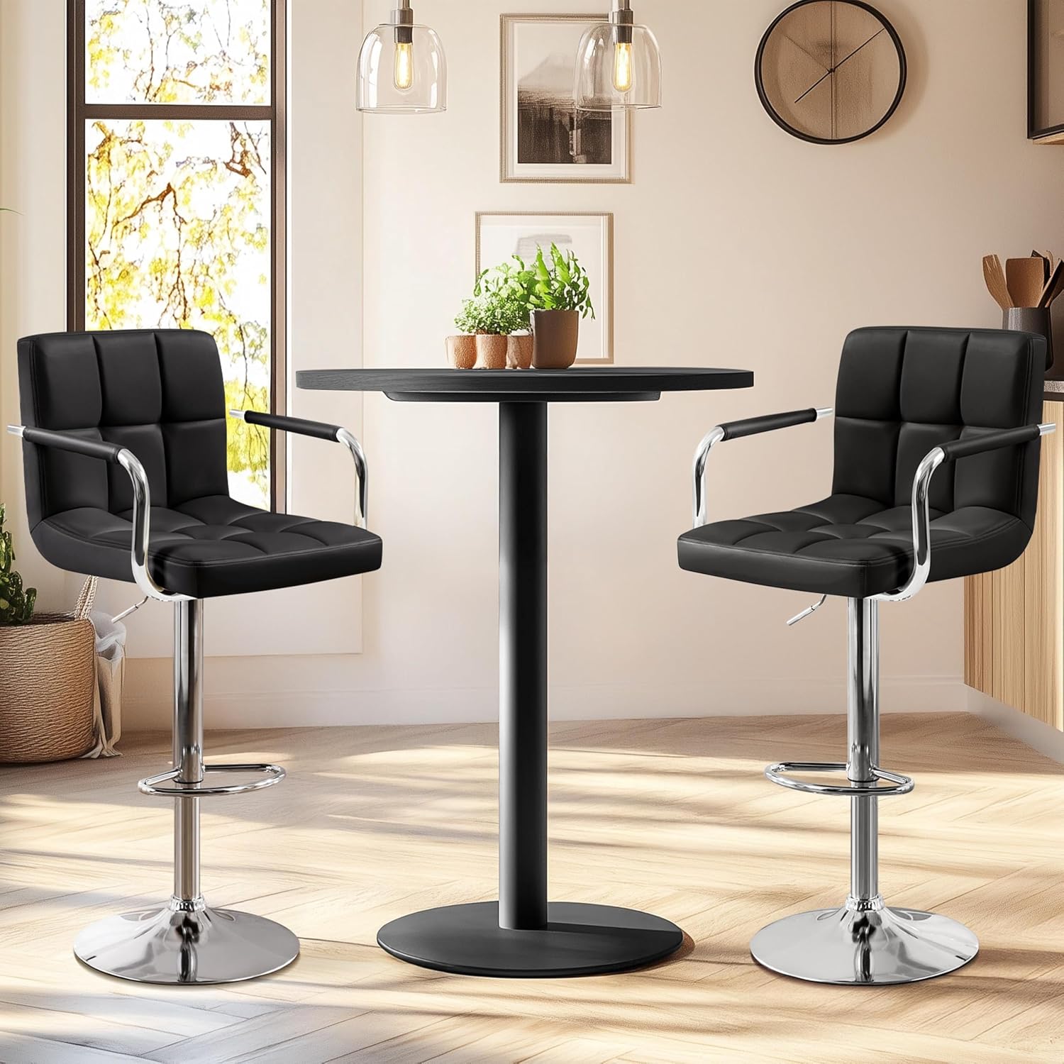 2'li Bar Tabureleri Seti, PU D - Commercial Kitchen Counter incelemesi ve fiyatı