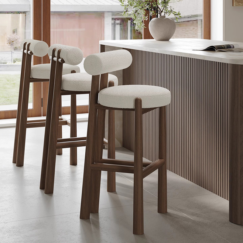 Modern Ahşap Sırtlıklı Bar San - Commercial Kitchen Counter incelemesi ve fiyatı