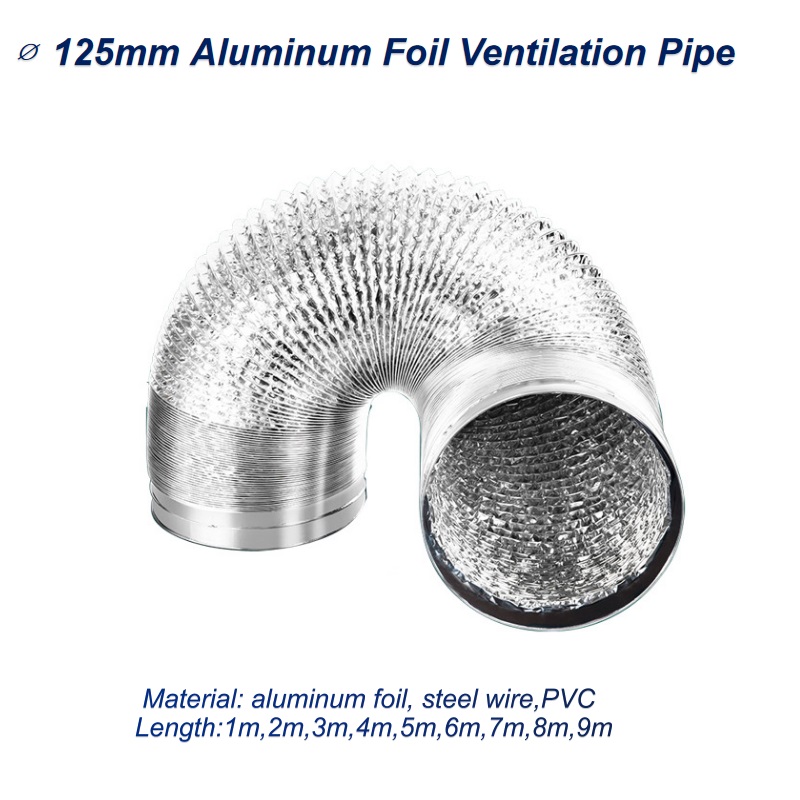 ∅ 125mm alüminyum folyo havala - Commercial Kitchen Ventilation incelemesi ve fiyatı