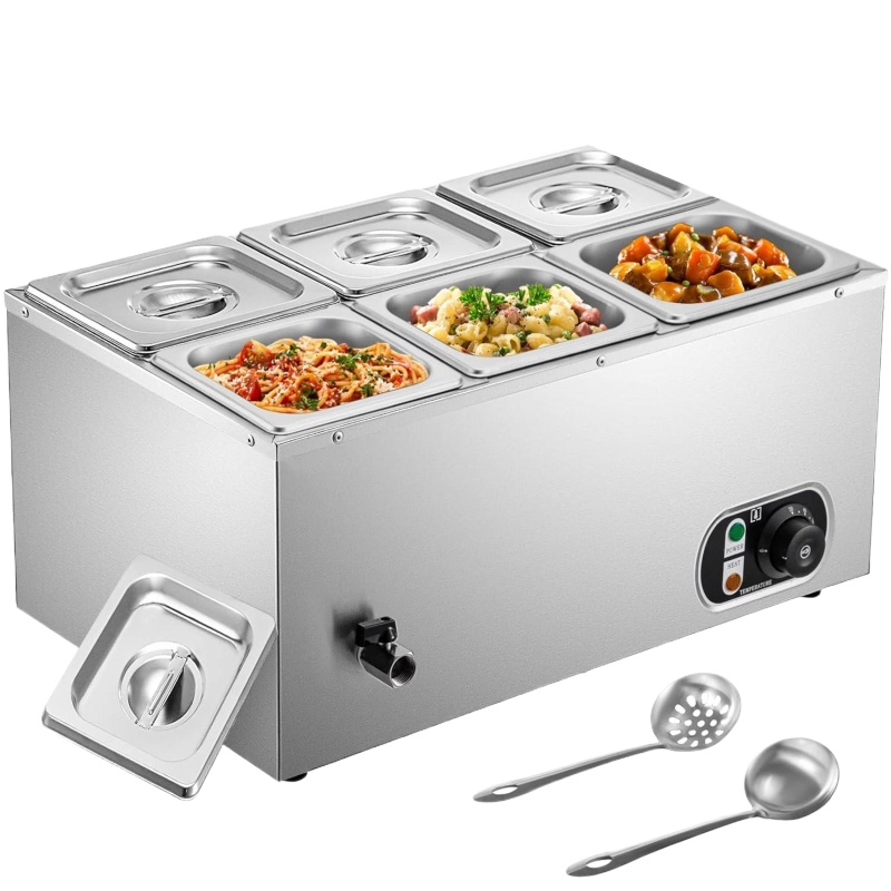 6 Tanklı Ticari Benmari Yemek  - Bain Marie Food Warmer incelemesi ve fiyatı