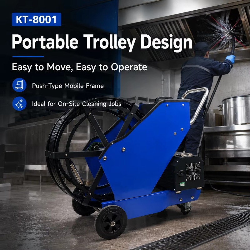 KT-8001 Ticari Yağ Dumanı Kana - Commercial Kitchen Exhaust Cleaning incelemesi ve fiyatı