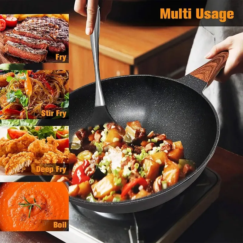 32CM Yapışmaz Derin Wok Tava E - Commercial Kitchen Utensils incelemesi ve fiyatı