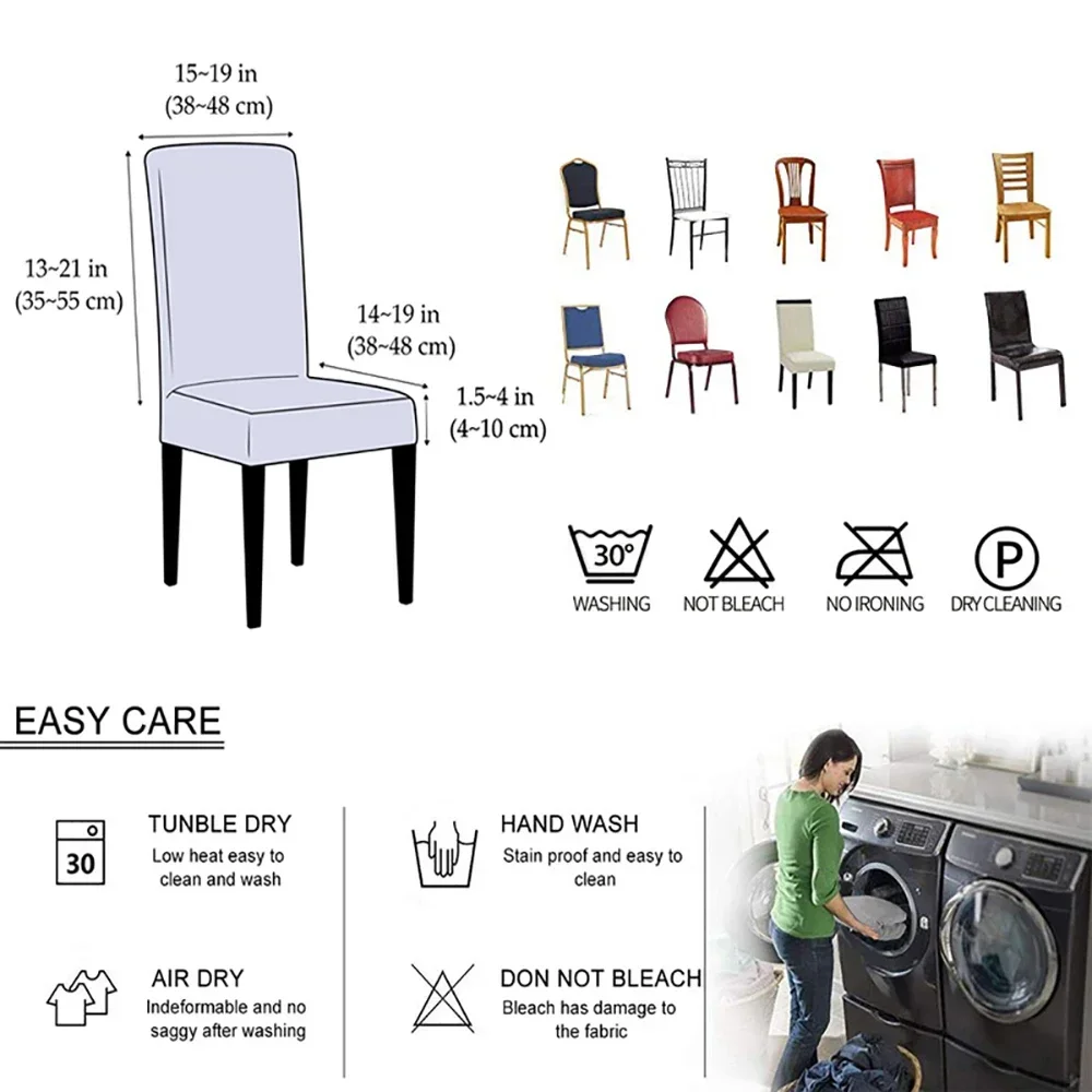 Elastik Sandalye Kılıfı Düz ​​ - Commercial Kitchen Bench incelemesi ve fiyatı