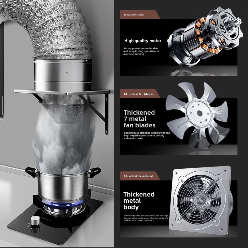 6/8 inç Aspiratör Havalandırma - Commercial Kitchen Ventilation incelemesi ve fiyatı